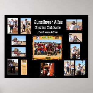 Cowboy Action Shooting Event Custom Posters