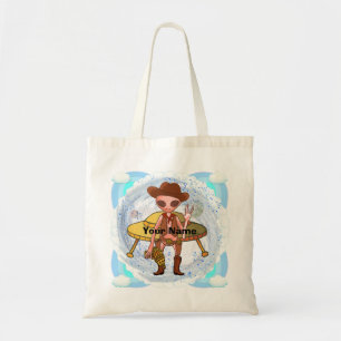 Cowboy Alien  tote bag