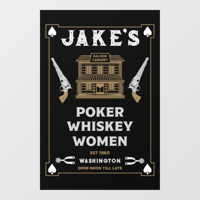 Cowboy American Frontier Saloon (Sheet)