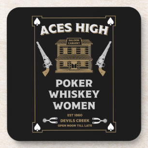 Cowboy American Frontier Saloon Coaster