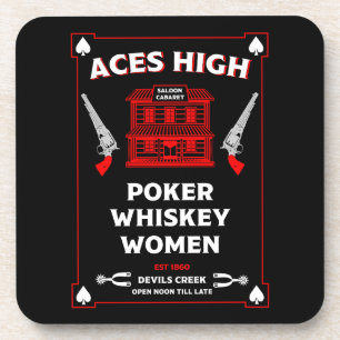 Cowboy American Frontier Saloon Coaster