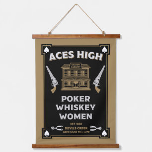 Cowboy American Frontier Saloon Hanging Tapestry