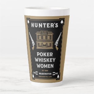 Cowboy American Frontier Saloon Latte Mug