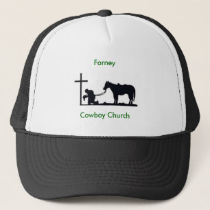 cowboy_and_cross, Forney, Cowboy Church Trucker Hat