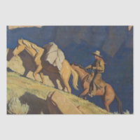 “Cowboy and Pack Horse” by Maynard Dixon