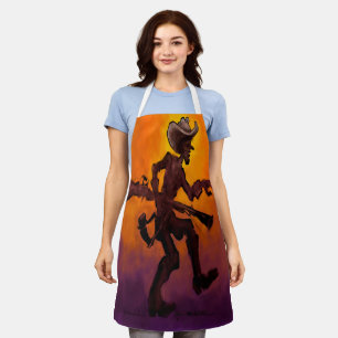 Cowboy at Sunset Apron