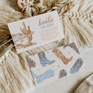 Cowboy Baby Shower Books for Baby Cards