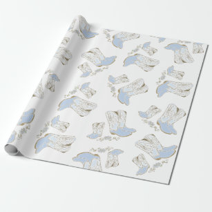 Country Western pattern wrapping paper