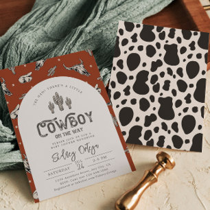 Cowboy Baby Shower Invitation