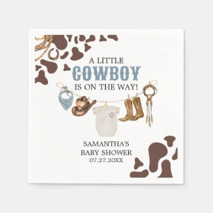 Cowboy Baby Shower  Napkin