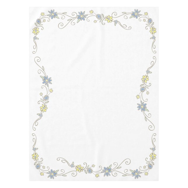 Cowboy Baby Shower Tablecloth (Front)