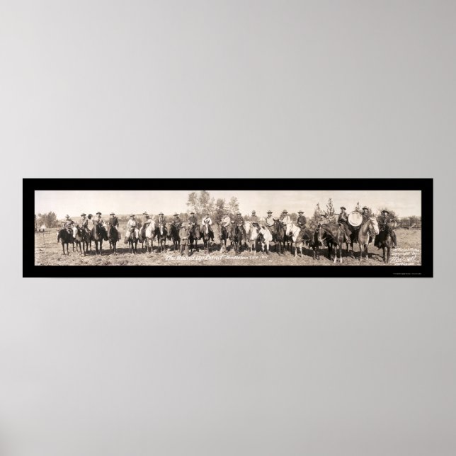 Cowboy Band Oregon Photo 1911 Poster (Front)