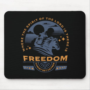 Cowboy Bible Scripture Verse Western Jesus For Men Mouse Pad