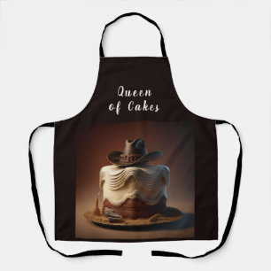 Cowboy Birthday Baking Apron Western Cake Graphic