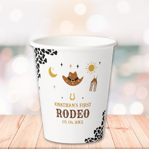 Cowboy Birthday Boy Paper Cups