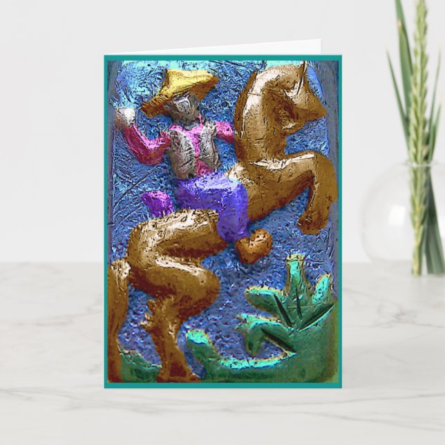 Cowboy Birthday Card (Front)