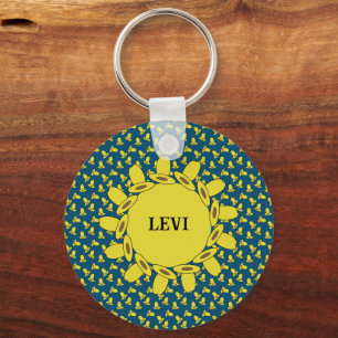 Cowboy Birthday Party  Key Ring