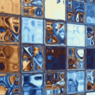 Cowboy Blue Bandanna by Melissa Lea Wallpaper