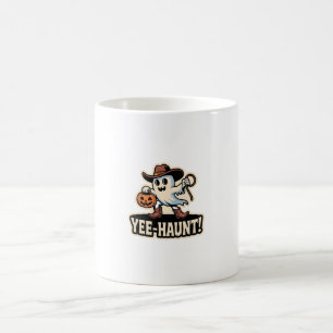 Cowboy Boo – Spooky Cute Halloween Ghost Lasso Coffee Mug