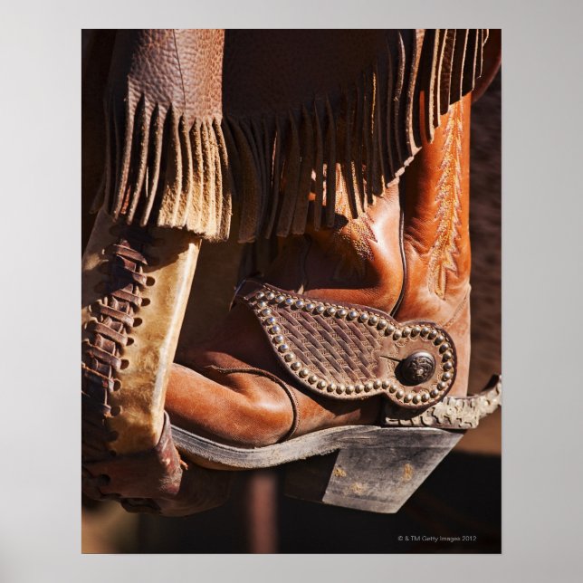 Cowboy boot poster (Front)