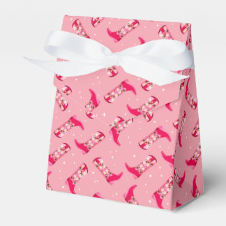 Cowboy boots and Flowers Favour Box