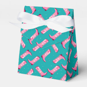 Cowboy boots and Flowers Favour Box