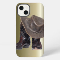 Cowboy Boots and Hat