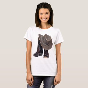 Cowboy Boots and Hat T-Shirt