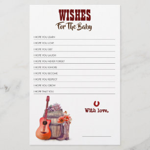 Cowboy Boots Baby Shower Game