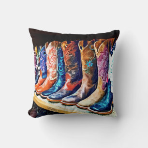 Cowboy Boots Cushion