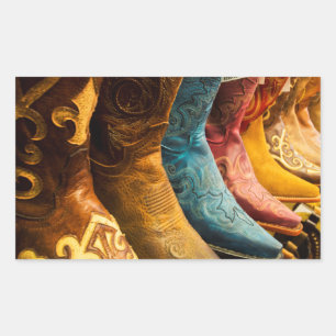 Cowboy boots for sale, Arizona Rectangular Sticker