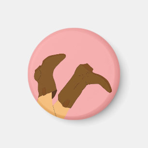 Cowboy Boots Magnet