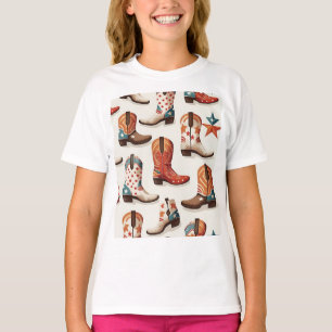 Cowboy boots pattern T-Shirt