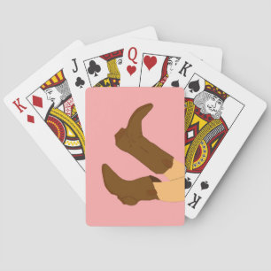Cowboy Boots Playing Cards