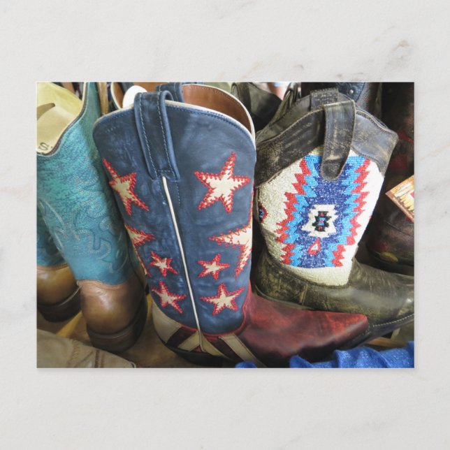 Cowboy Boots Postcard (Front)