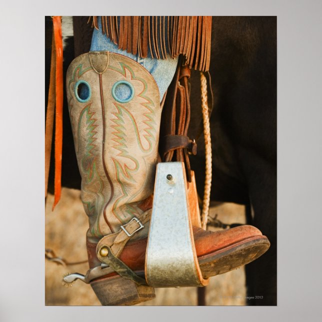 Cowboy boots poster (Front)