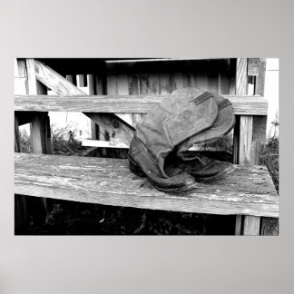 Cowboy Boots Poster