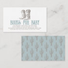 Cowboy Boots Shower Boy Blue Books for Baby