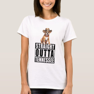 Cowboy Boxer Straight Outta Tennessee T-Shirt