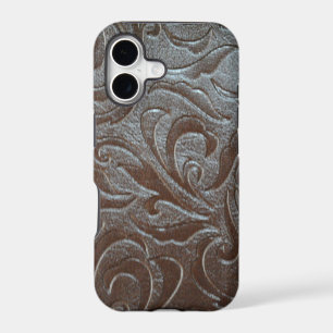 Cowboy brown western country leather pattern
