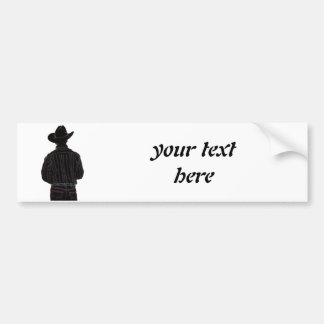 cowboy bumper sticker