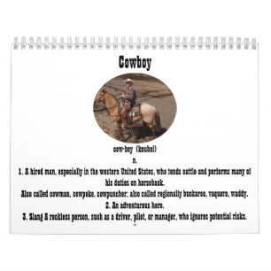 Cowboy Calendar