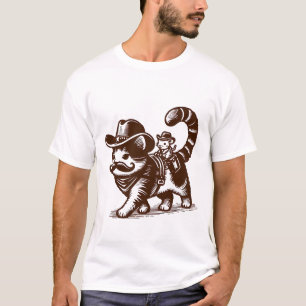 Cowboy Cat Meowdy Funny Cat for Women Men Kids Cra T-Shirt