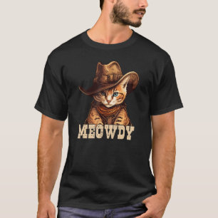 Cowboy Cat Meowdy T-Shirt