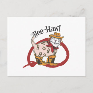 Cowboy Cat Postcard