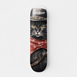 Cowboy Cat Skateboard