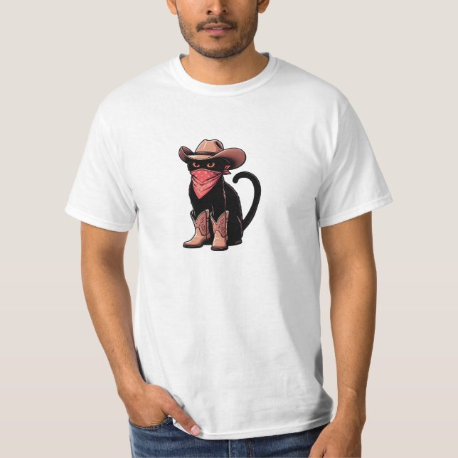 Cowboy Cat T-Shirt (Front)
