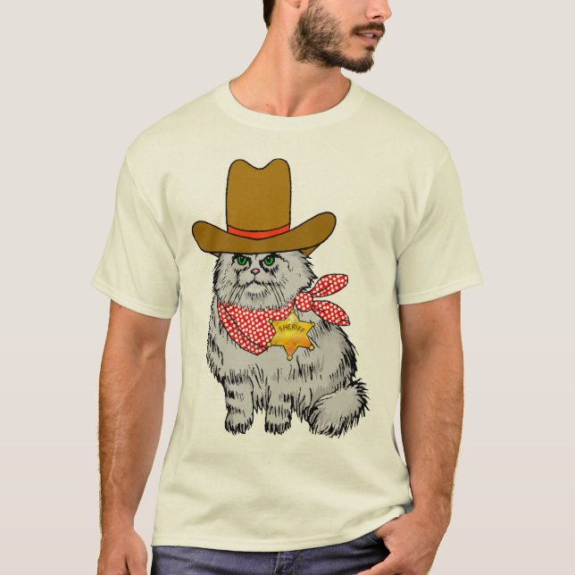 Cowboy Cat T-Shirt (Front)
