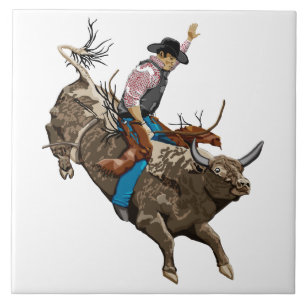 Cowboy Ceramic Tile