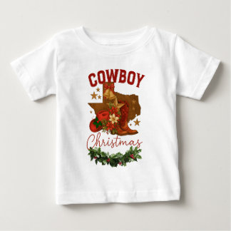Cowboy Christmas Baby T-Shirt